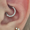 Aro clicker titanio para daith