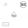 Piercing Perla titanio 3 mm para tragus helix y labio