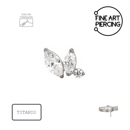 Piercing de Titanio Push Pin Kendra