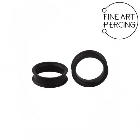 Dilatación hueca silicona negra
