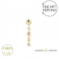 Top Inanna de Buddha Jewelry Organics en oro 14k para piercing