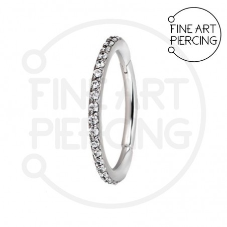 Cindy Aro Clicker con Circonitas para piercings